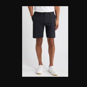 Zella Torrey Golf Shorts Mens 34 Black 9" Tech Performance Stretch Casual AA09